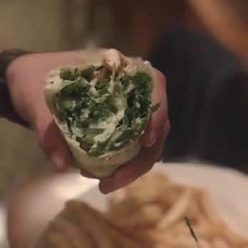 Branford Cue & Brew - "Chicken" Caesar wrap - Pool Halls Near Me - Branford, Connecticut