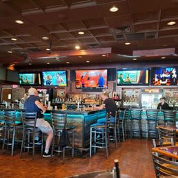 Open concept dining room and bar