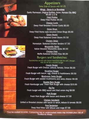Menu photo 3 Lid’s Bar & Grill Waukon, IA
