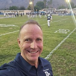 Desert Chapel Christian School - Me, working the sidelines at a Desert Chapel Christian School Football game.