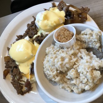 Daily Eats - New Yorker Benedict with oatmeal - New American Near Me - Tampa, Florida Daily Eats - New Yorker Benedict with oatmeal - New American Near Me - Tampa, Florida