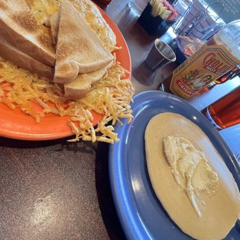The Pancake House - Breakfast. Ham and cheese omelet with small pancake. - Breakfast & Brunch Near Me - Osage Beach, Missouri The Pancake House - Breakfast. Ham and cheese omelet with small pancake. - Breakfast & Brunch Near Me - Osage Beach, Missouri