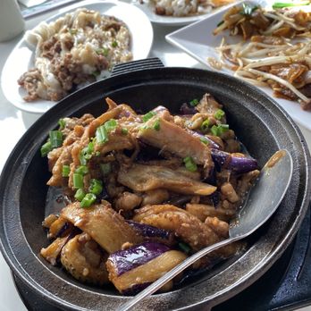 Full House Cafe - Eggplant and salted fish - Hong Kong Style Cafe Near Me - San Leandro, California