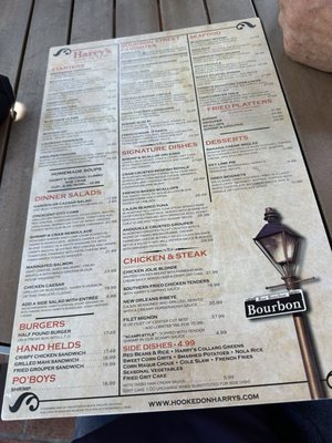 Menu photo 1 Harry's Seafood Bar & Grille St Augustine, FL