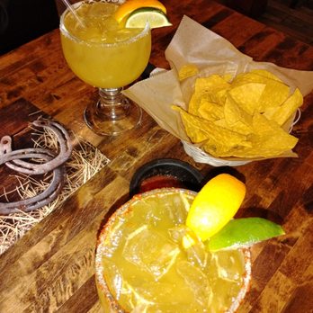 El Reparo - Mango margaritas one salt rim one tahin rim - Mexican Near Me - Bartlett, New Hampshire
