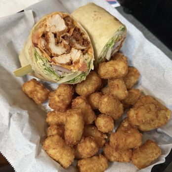 The Horseshoe - Horseshoe Chicken Wrap - Bars Near Me - Charlotte, North Carolina