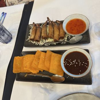 Burma Roots - Shan Tofu & Shrimp Rolls (6 Pieces) - Burmese Near Me - San Jose, California