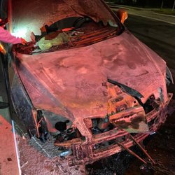 Cali Auto Auction - The suv from the shitty auction burnt