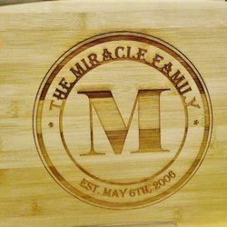 Miracle Custom Awards & Gifts - Purchase our cutting boards or bring your own wood