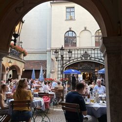 Augustiner Stammhaus - Picture taken from our table of the beer garden