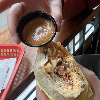 Electric Burrito - California burrito ($15.29) with Asada (+$2) - Breakfast & Brunch Near Me - New York, New York Electric Burrito - California burrito ($15.29) with Asada (+$2) - Breakfast & Brunch Near Me - New York, New York