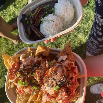 Grind Wit Tryz - Poke nachos and kalbi beef - Filipino Near Me - Portland, Oregon Grind Wit Tryz - Poke nachos and kalbi beef - Filipino Near Me - Portland, Oregon
