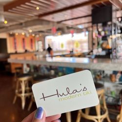 Hula's Modern Tiki - High Street - Interior and business card