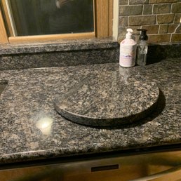 Kitchen- love that the granite was a perfect fit in the windowsill. Kitchen- love that the granite was a perfect fit in the windowsill.