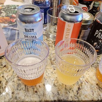 Hippin Hops Brewpub & Oyster Bar - My version of a beer tasting at home - Seafood Near Me - Atlanta, Georgia