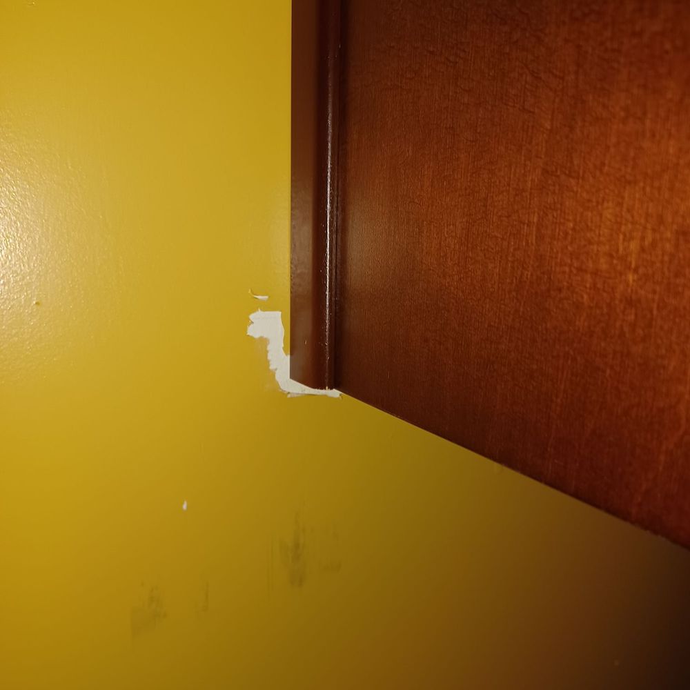 More damages to wall