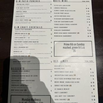 Oak and Main - Menu - American Near Me - Roanoke, Texas Oak and Main - Menu - American Near Me - Roanoke, Texas
