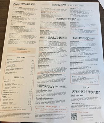Menu photo 1 Snooze, an A.M. Eatery Scottsdale, AZ