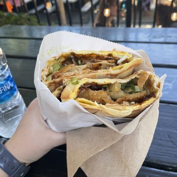 Bing Mi - Mild Loaded Jianbing with duck - Food Trucks Near Me - Portland, Oregon Bing Mi - Mild Loaded Jianbing with duck - Food Trucks Near Me - Portland, Oregon