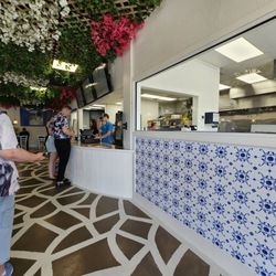 Kalamaki Authentic Greek Street Food - Inside order counter