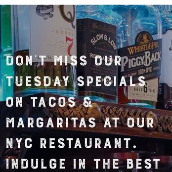 Pico De Gallo Bar & Kitchen - Pico De Gallo Tuesday's Special - Mexican Near Me - New York, New York