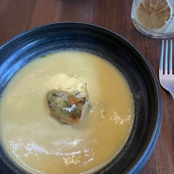 The Matheson - Corn soup - Wine Bars Near Me - Healdsburg, California The Matheson - Corn soup - Wine Bars Near Me - Healdsburg, California