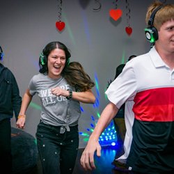 Sunrise Therapies - Silent disco fun at Ohana Outings - monthly free events for neurodivergent individuals and their families.