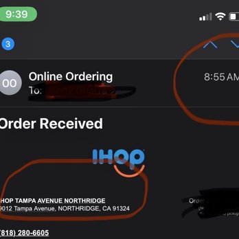 IHOP - Order email confirmation - Breakfast & Brunch Near Me - Northridge, California