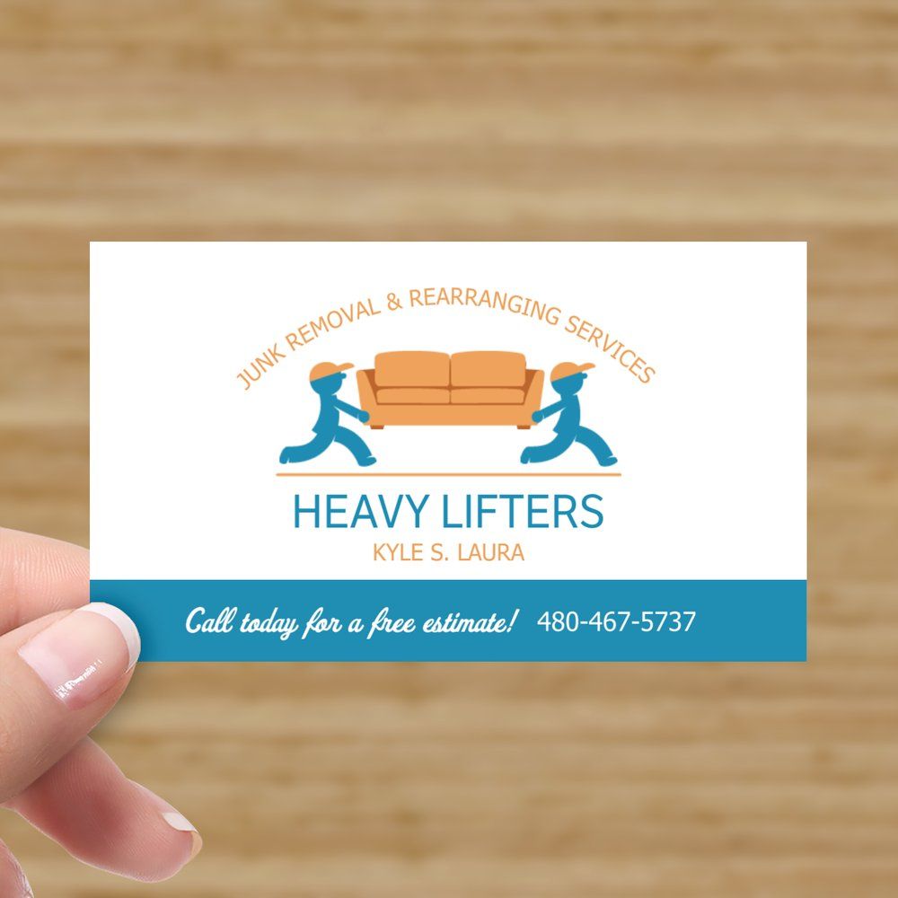 HEAVY LIFTERS Request a Quote Mesa, Arizona Junk Removal