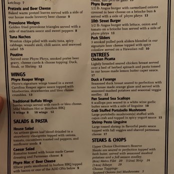 Phyre Brewery & Tavern - Menu as of 11/22/2019 - Speakeasies Near Me - St. Cloud, Florida Phyre Brewery & Tavern - Menu as of 11/22/2019 - Speakeasies Near Me - St. Cloud, Florida