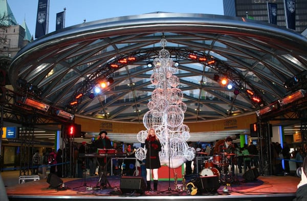 Robson Square Ice Rink by null