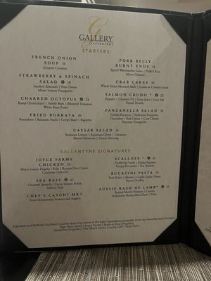 Menu photo 6 Gallery Restaurant Charlotte, NC