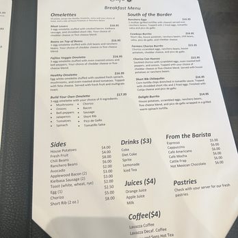 Cattle Ranch Cafe - Menu - Breakfast & Brunch Near Me - Chino, California