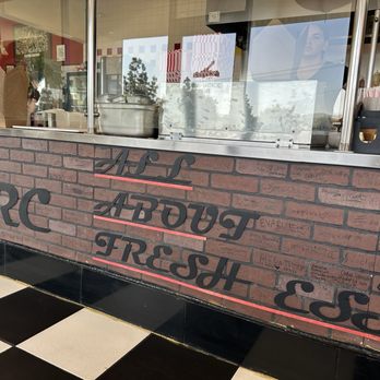 Rock n Roll Burger - Outside of the kitchen area. - American Near Me - Simi Valley, California Rock n Roll Burger - Outside of the kitchen area. - American Near Me - Simi Valley, California