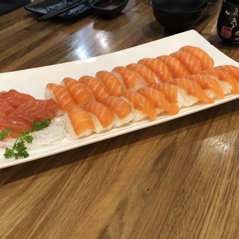 Joy Sushi Bar - Salmon sashimi and sushi. - Sushi Bars Near Me - Brantford, Ontario Joy Sushi Bar - Salmon sashimi and sushi. - Sushi Bars Near Me - Brantford, Ontario