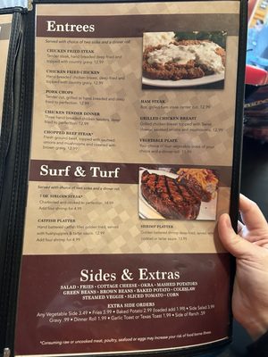 Menu photo 4 Old Street Diner Chouteau, OK