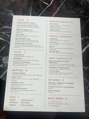Menu photo 3 Barsecco Miami, FL