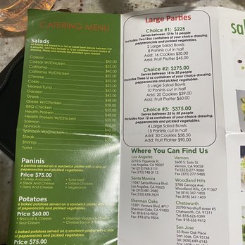 Salad Farm - Menu 3 - Salad Near Me - Chatsworth, California