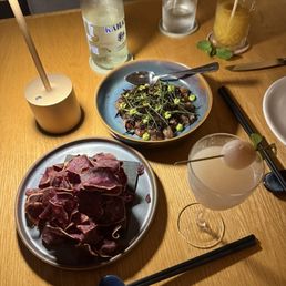 Smoked Ahi Poke, Going Full Rambo Lychee Martini, Mango Mai Tai