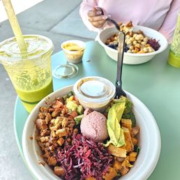Make your own bowl! Added beet hummus and avocado! Make your own bowl! Added beet hummus and avocado!