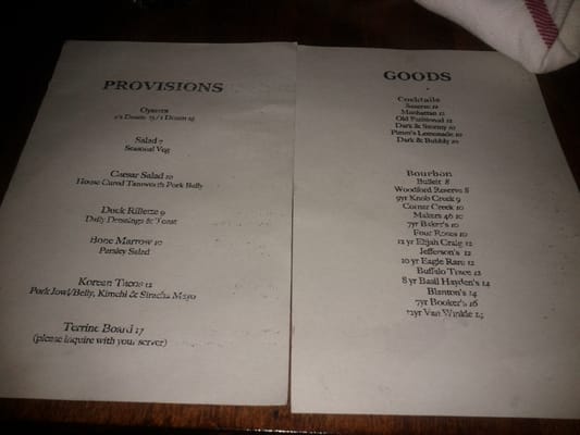 Goods and Provisions by null