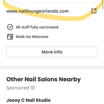 Nail Lounge Orlando - Beware, business claims change of ownership and does not honor this promo via Yelp. - Nail Salons Near Me - Orlando, Florida