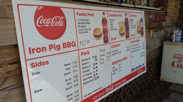 Menu photo 4 Iron Pig BBQ Jefferson, GA