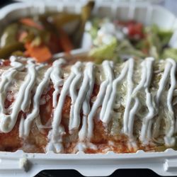 La Enchilada Mexican Food - Wet burrito