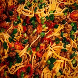 Feduzzi - Pasta met gekarameliseerde tomaatjes en salsiccia!!! moet je proeven!!