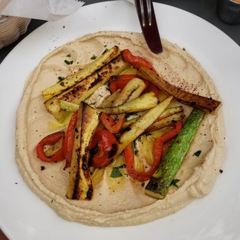 Ziatun - Grilled Vegetables over hummus - Middle Eastern Near Me - Beacon, New York Ziatun - Grilled Vegetables over hummus - Middle Eastern Near Me - Beacon, New York