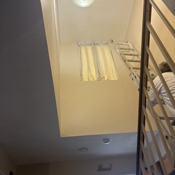 Dream Painting - Yikes. Up high. Replacing the curtains. - Painters Near Me - Cerritos, California Dream Painting - Yikes. Up high. Replacing the curtains. - Painters Near Me - Cerritos, California