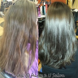 Hair'z 2 U - Just a simple cut and color can add so much life to hair! Done by our stylist Sasha