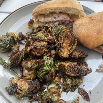 The Flipside Restaurant - Our Cuban sandwich with brussels sprouts. - Southern Near Me - Rock Hill, South Carolina The Flipside Restaurant - Our Cuban sandwich with brussels sprouts. - Southern Near Me - Rock Hill, South Carolina