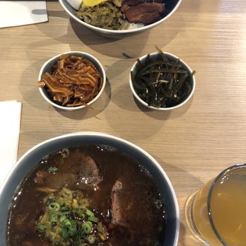 MonGa Cafe - C2. Beef Noodle Soup Combo, Braised Pork Trotters - Taiwanese Near Me - Bellevue, Washington MonGa Cafe - C2. Beef Noodle Soup Combo, Braised Pork Trotters - Taiwanese Near Me - Bellevue, Washington